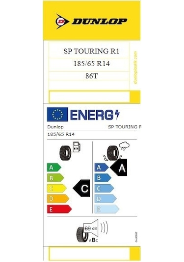 Dunlop 185/65 R14 86T Sp Touring R1 Yaz Lastiği 2025