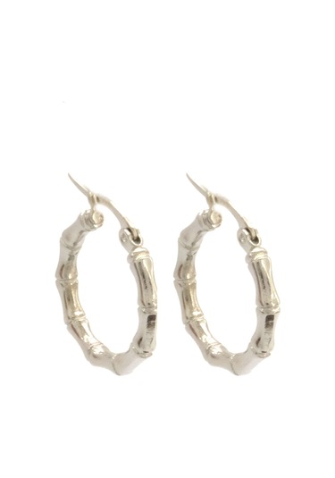 Ferizz Çelik Küpe 316l Halka Çizgili Model Unk-806 Beyaz