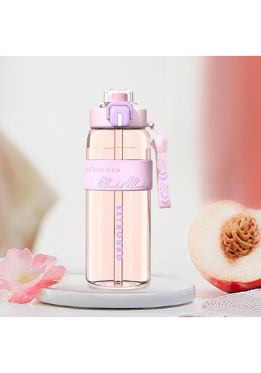 Suntek Spor Şişesi 27oz Kolay Temizlenebilir Pipetli Pembe