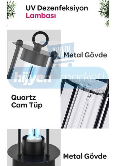 Uvc Dezenfeksiyon Lambası Kumandalı