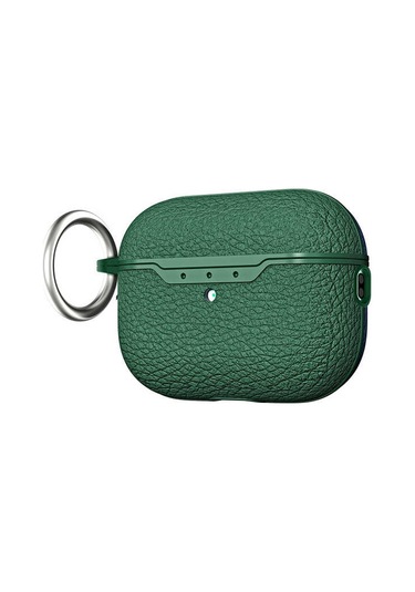 Kilifone - Airpods Pro 2 Uyumlu Airpods Pro 2 - Kılıf Kılıf Airbag 03 Silikon Kılıf - Koyu Yeşil