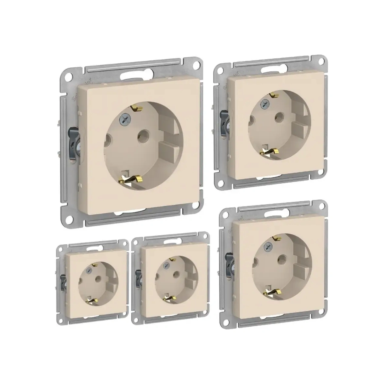 Systeme Electric Schneider Atlas Design Tekli Bej Priz 61433075 Atn000243