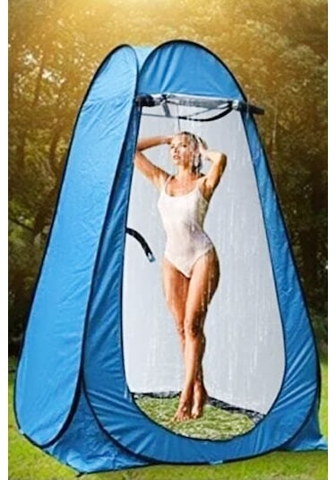 Markafox Kamp Alanı Duş Giyinme Wc Çadırı Fotoğrafcı Prova Kabini 190x120x120 Çok Renkli