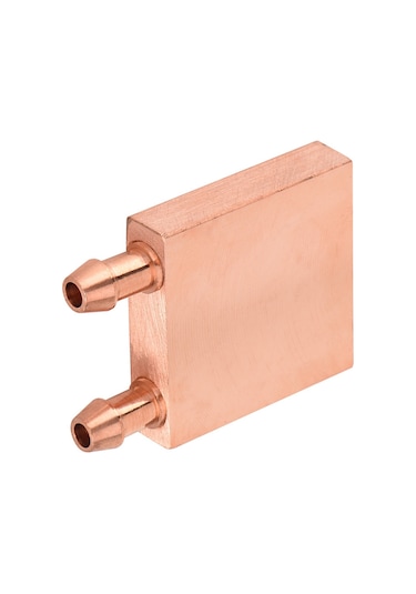 Kosona Temizleyici Bakır Su Soğutucu Blok, 40x40mm, 6mm Akış Kanalı, Gpu/anakart/nemli Devre Soğutma, Yüksek Isı Transferi