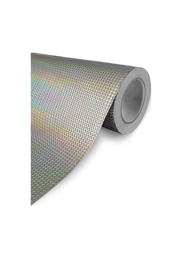 Hologram Özellikli Dekoratif Kaplama Yapışkanlı Folyo 100 CM