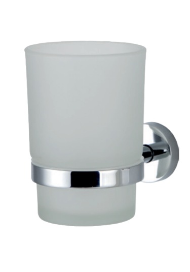 Çelik Banyo Paslanmaz Pirinç Eser Camlı Diş Fırçalık Gri