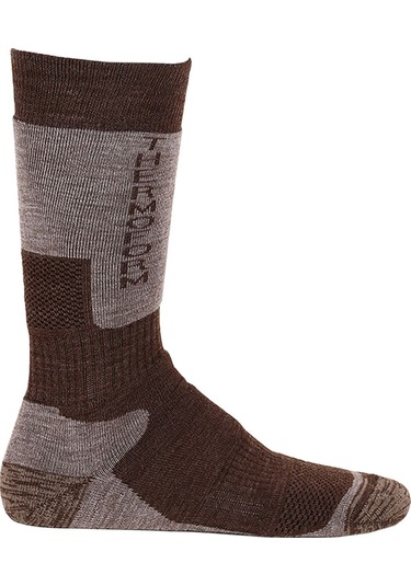 Thermoform Outdoor Çorap Kahverengi Renkli
