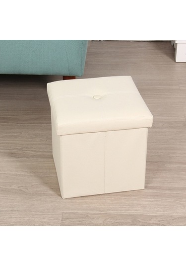 Sones Depolama Kutusu Yaratıcı Yurt Depolama Taburesi Beyaz