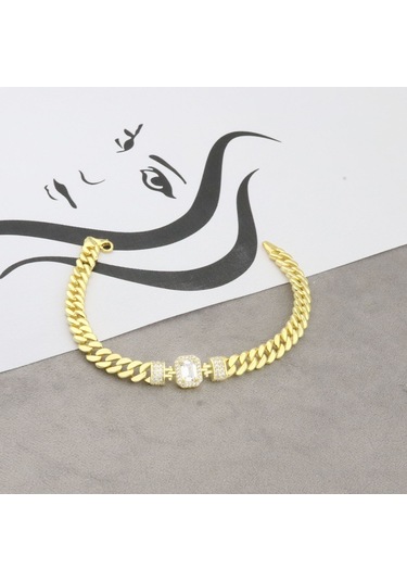 925 Ayar Gümüş Baget Gurmet Bileklik N11.2710