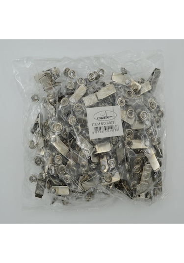Linea Metal Maşalı Klips 100 Lü Paket