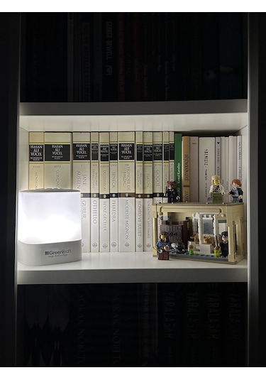 Greentech Masaüstü Şarjlı LED Aydınlatma - Gece Lambası / GT-CL09 Beyaz - Sarı