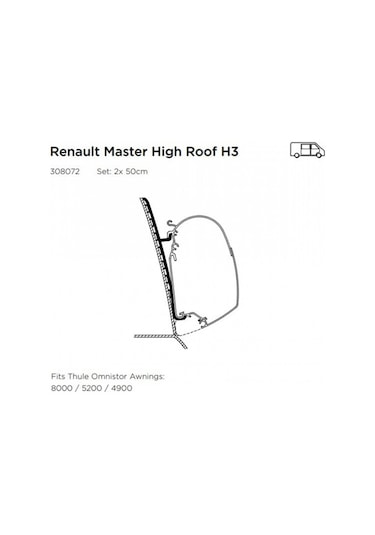 Thule Reno Master Adapter Serie 6 Tavan Montaj Braketi