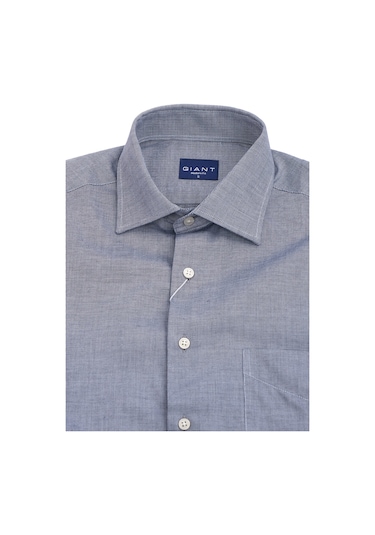 Giant Minimalist Uzun Kol Regular Fit Erkek Gömleği - Günlük & İş Siyah