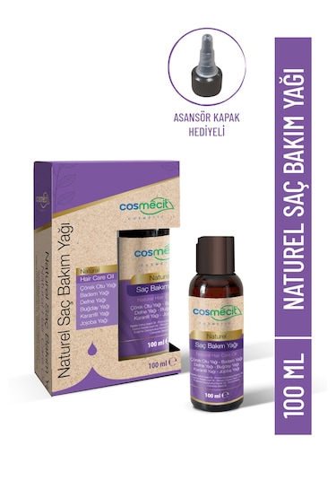 Naturel Saç Bakım Yağı 100 Ml - Bitkisel Yağ Kompleksi