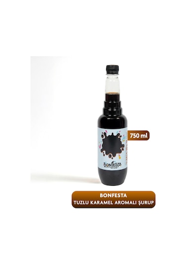 Bonfesta Salted Karamel Aromalı Kahve ve Kokteyl Şurubu 750 ML