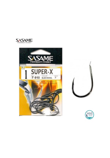 Sasame F-910 Super-x Halkalı İğne 1 8ad Siyah