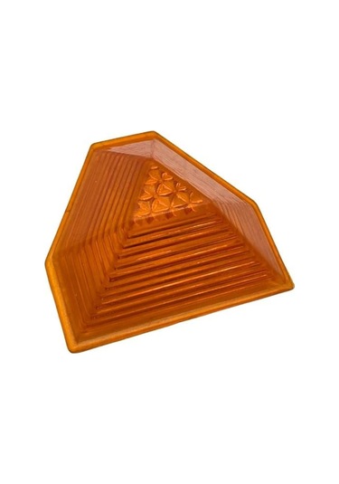 Takoz Lamba Camı Piramit Sarı
