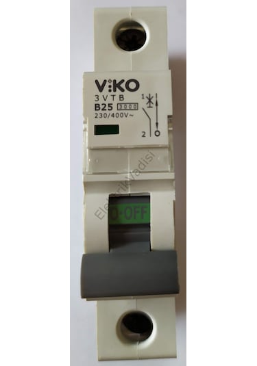 Viko 1X25 Amper W Otomat B Tipi 4.5Ka Sigorta 4Vtb-1B25