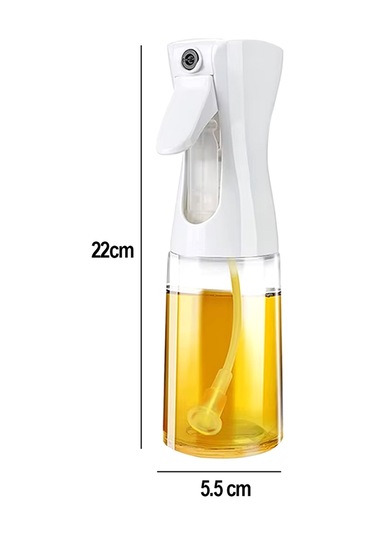 Airfryer Uyumlu Sprey Yağdanlık 260 Ml Cam Şişe,yağ Püskürtücü Fritöz Izgara Salata Şeffaf