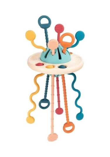 Yaş Silikon Seyahat Oyuncak, Oyuncak, Oyuncak, Motor Montessori Ipli Ince Için Hediyes Günü Geliştirme, Duyusal Duyusal Doğum Çok Çekme Becerisini Bebek Ay Ay Aktivite 6-12 20241015 12-18 1 Ba