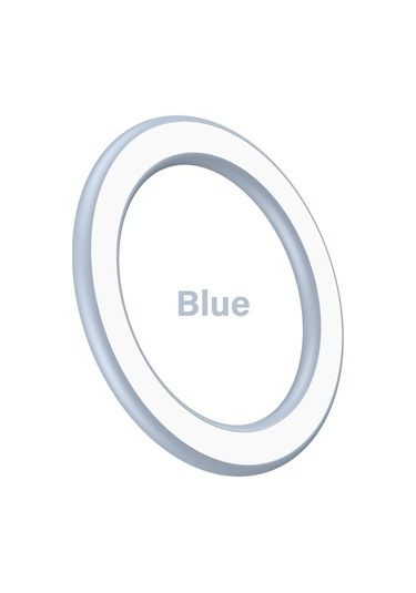 Goldenqian Manyetik Halka Tutucu İphone 16 15 14 13 Evrensel Duvar Cep Telefonu Süper Mıknatıs Tutucu Arabada Cep Telefonu Standı Magsafe Blue Blue