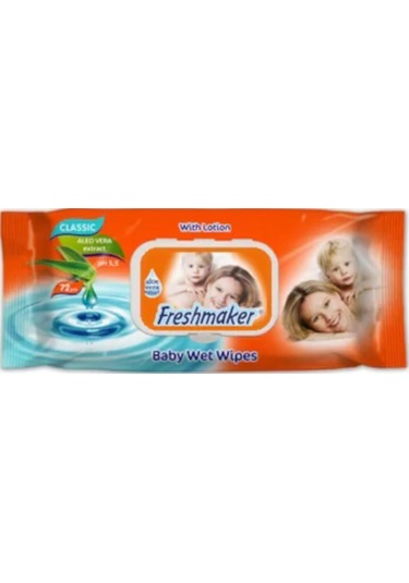 Freshmaker Classic Aloe Vera Islak Mendil 72'Li