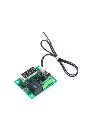 Yaozixa Xh-w1209 Mikro Sıcaklık Kontrolörü -50 110 C, 0.1 C Hassasiyetli, Kırmızı Led Ekranlı, Su Geçirmez Prob, Röle Çıkışı