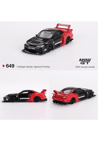 Jl Mınıgt 1:64: Lb Lb-süper Siluet Advan Alaşım Araba Modeli Rhd