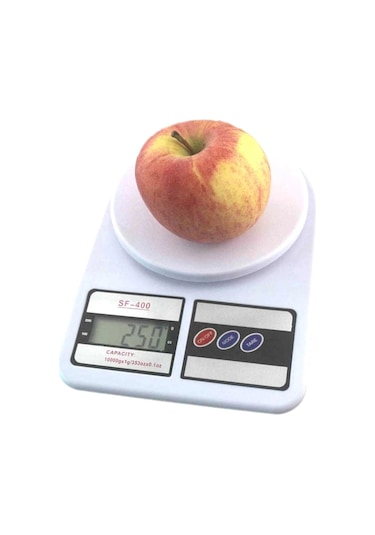 Lcd Ekranlı Dijital Hassas Mutfak Terazisi Tartısı Baskülü 4172 Çok Renkli