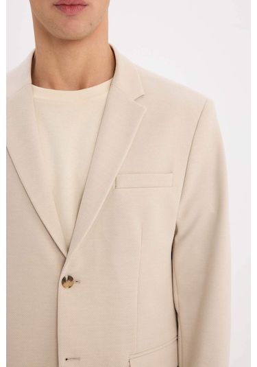 DeFacto Modern Fit Astarlı Düğmeli Blazer Ceket C5990AX25SPBG49