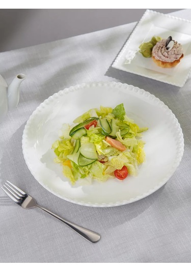 Magistro Porselen Yemek Tabağı "lakomka" D 30 Cm 133748418 Beyaz