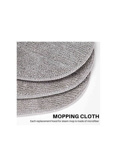 Crackedice Leifheit Cleantenso Buharlı Temizleyici Buharlı Süpürge İçin 3 Adet Paspas Bezi