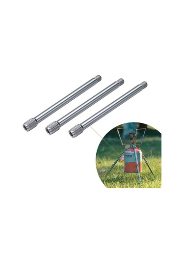 Homyl Z04 Gaz Tankı Için Uzatma Direği Sırt Çantasıyla Kamp Gümüş