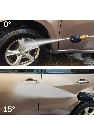 Xindoker 5 Farklı Etki, 1/4 Hızlı Bağlantı, 3600 Psı'ye Kadar Uyumlu, Hafif Ve Dayanıklı, Araba Yıkama Süngeri Ucu