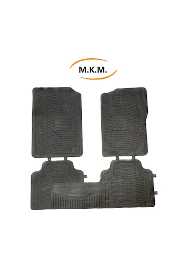 MKM Oto Paspas Düz 3D 4 Parça Üniversal Tüm Araçlara Uyumlu