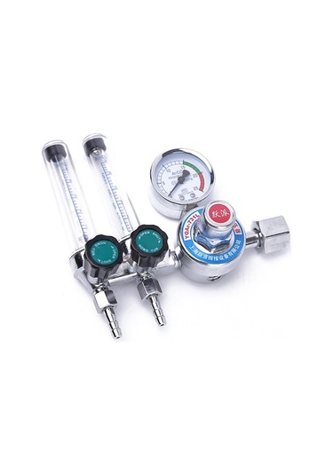 Argon Gazı Düşürücü Cihazı Çift Borulu Basınç Kontrol Cihazı Sabit Akışlı Metal Regülatör 10 Adet Başlangıç