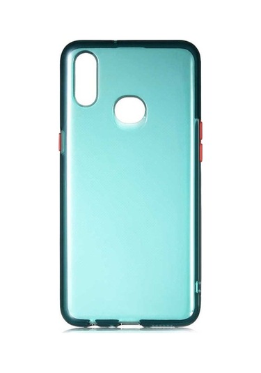 Samsung Uyumlu Galaxy A10s Kılıf Zore Bistro Kapak Koyu Yeşil