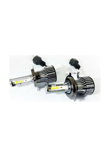 Vw Bora Led Xenon Uzun + Kısa Far Ampulü H4 Mono Yeni Seri Beyaz