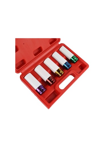 Sones In 1 15/17/19/21/22mm Lokma Seti Lastik Değiştirme Anahtarı Kafası Tekerlek Koruma Kılıfı