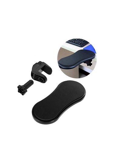 Geeroyoo Ergonomik Bilgisayar El Tutucu 180 Derece Döner Wrist Support Ofis Kol Yastığı Anti-skayma Abs Malzeme Siyah