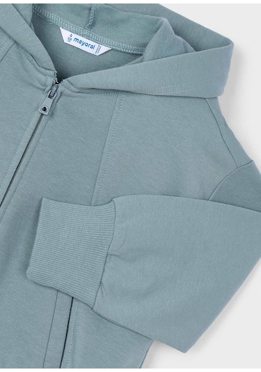 Mayoral Kız Çocuk Fermuarlı Kapşonlu Hırka Yeşil