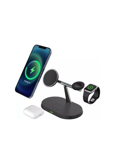 Daytona Bwo4 Kablosuz 3'lü Şarj Standı,15w