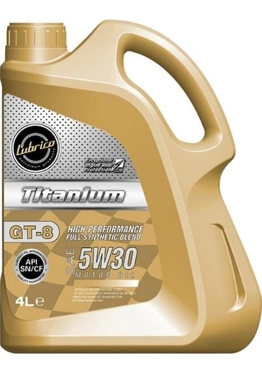 Lubrico Titanium GT-8 5W-30 DPF Tam Sentetik Motor Yağı 4 L