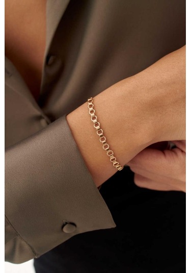 Olimpiyat Halka Bileklik Sarı Altın