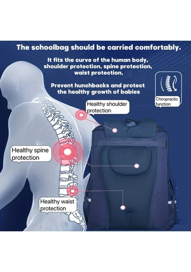 Dream011 Pembe Geniş Boyut İlkokul Çantası 2-6 Sınıflar İçin Yük Azaltma Sırt Koruma Ultra Hafif Pembe