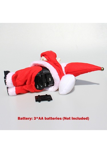 Jeemson Aracın İçi Noel Gibi Dekorasyon: Elektrikli Müzikli Noel Baba Figürü, Pencere Vitrini Süsü, Hediye Seçeneği Pil Dahil Değil