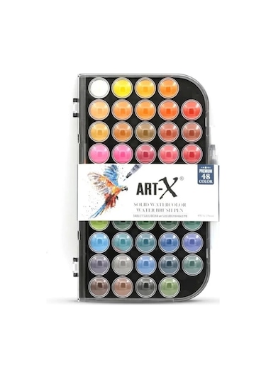 Art-x Premium 48'li Sulu Boya Seti Çok Renkli