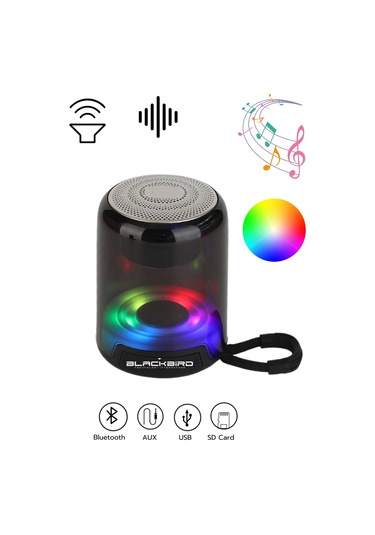 Blackbird Game Center ACS-9 Mini Taşınabilir RGB Led Ses Topu Bluetooth Hoparlör