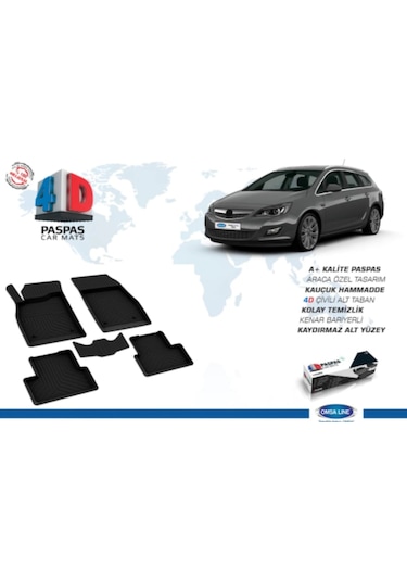 Opel Astra J 4D Paspas Siyah 2009 Ve Üzeri 491141534