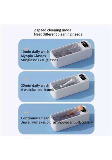 Jialan Taşınabilir Ev Gözlük Temizleme Makinesi Büyük Kapasiteli